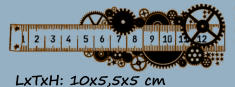 LxTxH: 10x5,5x5 cm