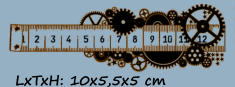 LxTxH: 10x5,5x5 cm