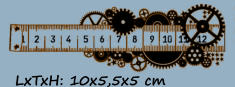 LxTxH: 10x5,5x5 cm